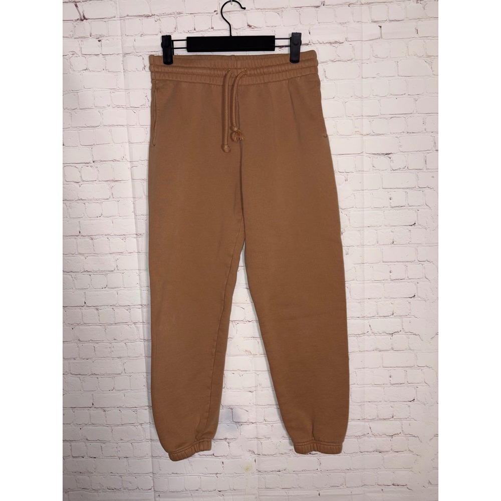 Aritzia‎ Tna Cozy Fleece Perfect Sweatpants Brown Joggers Small 79788